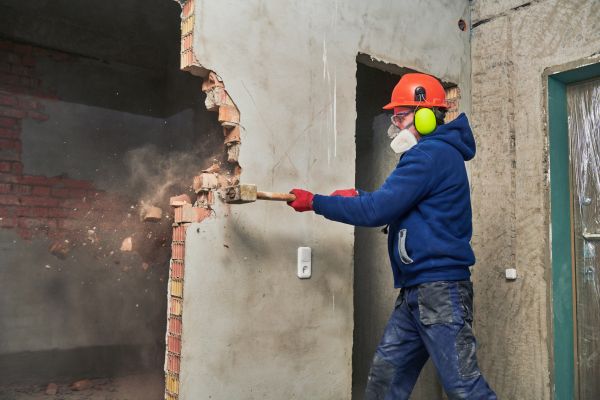 Block Wall Demolition